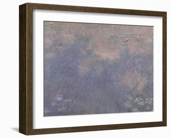 Les Nymphéas : Les Deux saules-Claude Monet-Framed Giclee Print