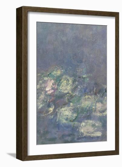 Les Nymphéas : Les Deux saules-Claude Monet-Framed Giclee Print