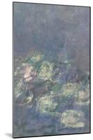 Les Nymphéas : Les Deux saules-Claude Monet-Mounted Giclee Print