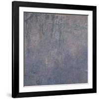 Les Nymphéas : Les Deux saules-Claude Monet-Framed Giclee Print