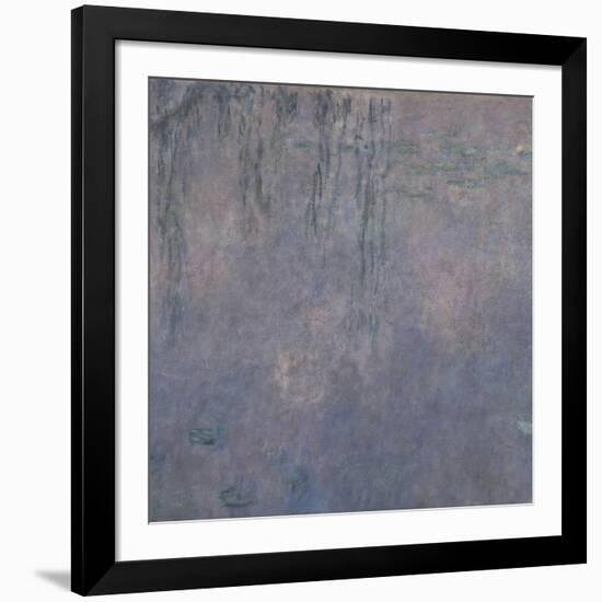 Les Nymphéas : Les Deux saules-Claude Monet-Framed Giclee Print