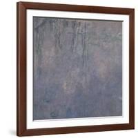 Les Nymphéas : Les Deux saules-Claude Monet-Framed Giclee Print