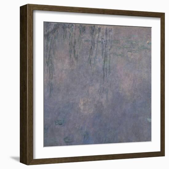 Les Nymphéas : Les Deux saules-Claude Monet-Framed Giclee Print