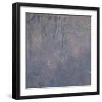 Les Nymphéas : Les Deux saules-Claude Monet-Framed Giclee Print