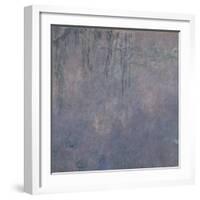 Les Nymphéas : Les Deux saules-Claude Monet-Framed Giclee Print