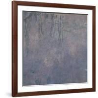 Les Nymphéas : Les Deux saules-Claude Monet-Framed Giclee Print