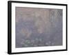 Les Nymphéas : Les Deux saules-Claude Monet-Framed Giclee Print