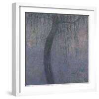 Les Nymphéas : Les Deux saules-Claude Monet-Framed Giclee Print