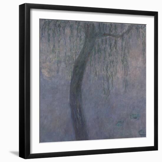 Les Nymphéas : Les Deux saules-Claude Monet-Framed Giclee Print