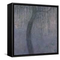 Les Nymphéas : Les Deux saules-Claude Monet-Framed Stretched Canvas