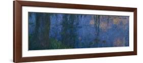 Les Nympheas, les Saules-water lillies and willows. Inv. 20104.-Claude Monet-Framed Giclee Print