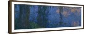 Les Nympheas, les Saules-water lillies and willows. Inv. 20104.-Claude Monet-Framed Giclee Print