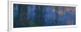 Les Nympheas, les Saules-water lillies and willows. Inv. 20104.-Claude Monet-Framed Giclee Print