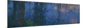 Les Nympheas, les Saules-water lillies and willows. Inv. 20104.-Claude Monet-Mounted Giclee Print