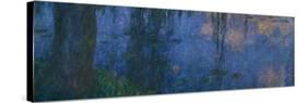 Les Nympheas, les Saules-water lillies and willows. Inv. 20104.-Claude Monet-Stretched Canvas