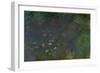 Les Nympheas: matin (Water lillies: morning)-Claude Monet-Framed Giclee Print