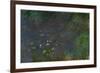 Les Nympheas: matin (Water lillies: morning)-Claude Monet-Framed Giclee Print