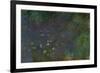 Les Nympheas: matin (Water lillies: morning)-Claude Monet-Framed Giclee Print