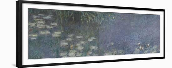 Les Nymphéas : Matin-Claude Monet-Framed Premium Giclee Print