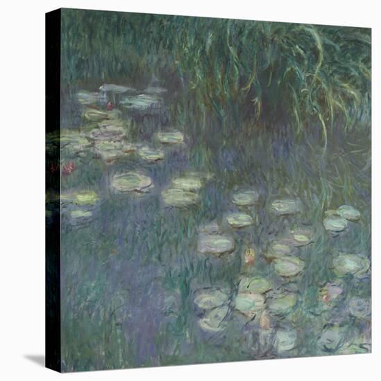 Les Nymphéas : Matin-Claude Monet-Stretched Canvas