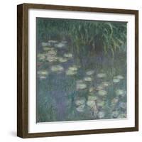 Les Nymphéas : Matin-Claude Monet-Framed Giclee Print