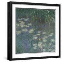 Les Nymphéas : Matin-Claude Monet-Framed Giclee Print