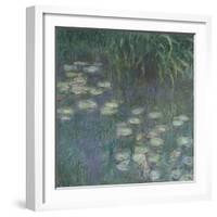 Les Nymphéas : Matin-Claude Monet-Framed Giclee Print