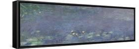 Les Nymphéas : Matin-Claude Monet-Framed Stretched Canvas