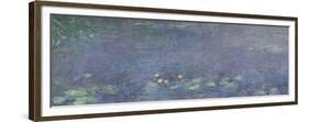 Les Nymphéas : Matin-Claude Monet-Framed Giclee Print