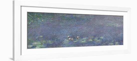 Les Nymphéas : Matin-Claude Monet-Framed Giclee Print