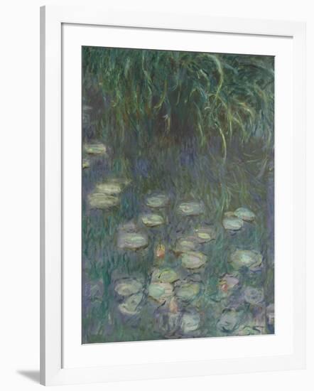 Les Nymphéas : Matin-Claude Monet-Framed Giclee Print