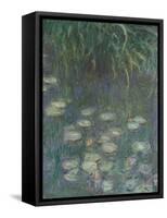 Les Nymphéas : Matin-Claude Monet-Framed Stretched Canvas