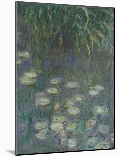 Les Nymphéas : Matin-Claude Monet-Mounted Giclee Print