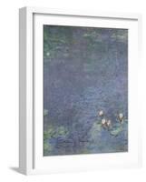 Les Nymphéas : Matin-Claude Monet-Framed Giclee Print