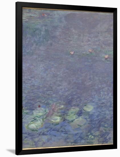 Les Nymphéas : Matin-Claude Monet-Framed Giclee Print