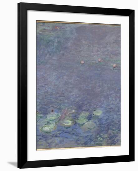 Les Nymphéas : Matin-Claude Monet-Framed Giclee Print