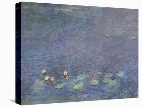 Les Nymphéas : Matin-Claude Monet-Stretched Canvas