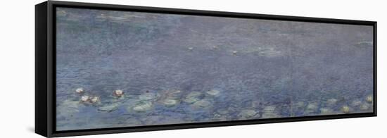 Les Nymphéas : Matin-Claude Monet-Framed Stretched Canvas