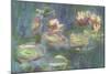 Les Nymphéas : Reflets verts-Claude Monet-Mounted Giclee Print