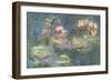 Les Nymphéas : Reflets verts-Claude Monet-Framed Giclee Print