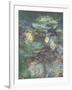 Les Nymphéas : Reflets verts-Claude Monet-Framed Giclee Print