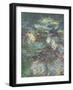 Les Nymphéas : Reflets verts-Claude Monet-Framed Giclee Print