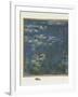 Les Nymphéas : Reflets verts-Claude Monet-Framed Giclee Print