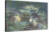 Les Nymphéas : Reflets verts-Claude Monet-Stretched Canvas