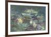 Les Nymphéas : Reflets verts-Claude Monet-Framed Giclee Print