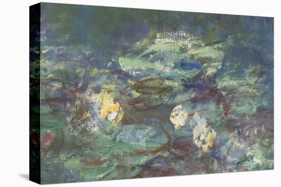 Les Nymphéas : Reflets verts-Claude Monet-Stretched Canvas