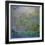 Les Nympheas (Water Lilies) - Peinture De Claude Monet (1840-1926), Huile Sur Toile, 181X201,6 Cm,-Claude Monet-Framed Giclee Print