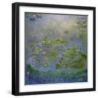 Les Nympheas (Water Lilies) - Peinture De Claude Monet (1840-1926), Huile Sur Toile, 181X201,6 Cm,-Claude Monet-Framed Giclee Print
