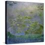 Les Nympheas (Water Lilies) - Peinture De Claude Monet (1840-1926), Huile Sur Toile, 181X201,6 Cm,-Claude Monet-Stretched Canvas