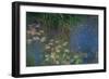 Les Nympheas.-Claude Monet-Framed Premium Giclee Print